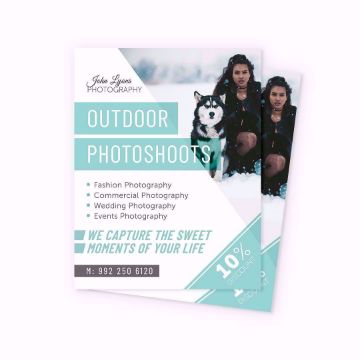 8.5 in by 11in full color wholesale flyers 8.5 in by 11in full color wholesale flyers of girl and wolf