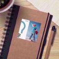Beautiful 2.5in wholesale square stickers on notebooks