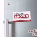 Election 2.75x1 inch wholesale custom magnet on refrigerator door