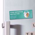 2.75x1 inch wholesale custom magnet on refrigerator door