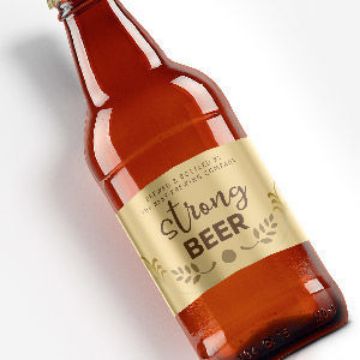 2.5 x 4 beer label narrow rectangle Beer label